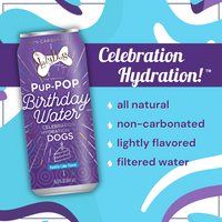 Pup-POP® Birthday Water Vanilla Cake Flavor