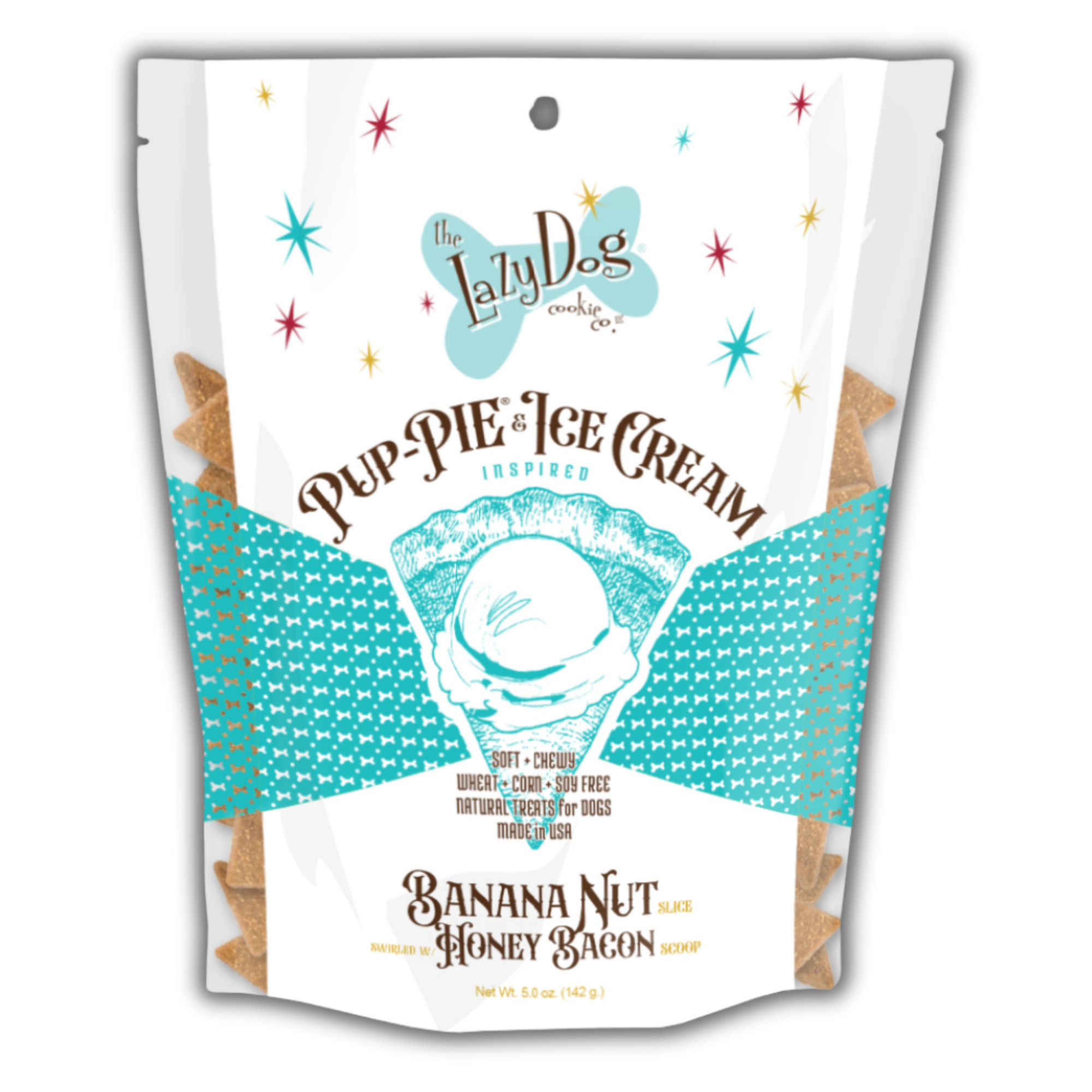 Banana Nut Slice Swirled with Honey Bacon Scoop – The Lazy Dog