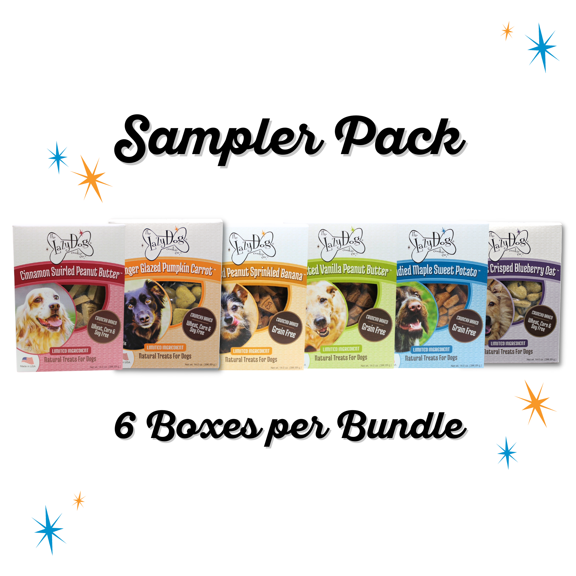 Treat Them With LOVE!® Sampler Pack – The Lazy Dog Cookie Co