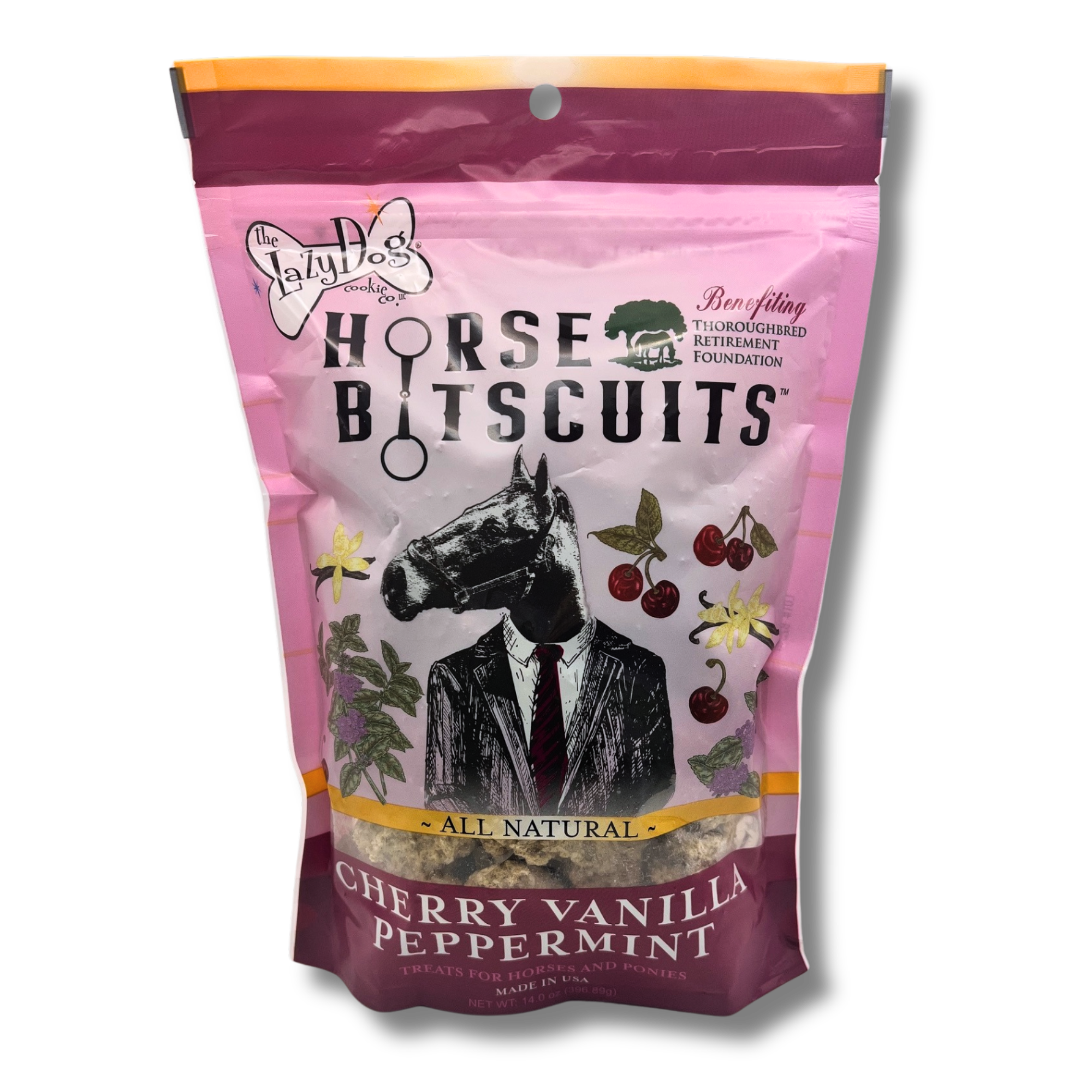 Cherry Vanilla Peppermint- Horse Bitscuits™ – The Lazy Dog Cookie Co