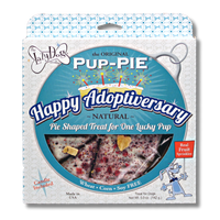 The Original Pup-PIE® Happy Adoptiversary - Pie Shaped Treat for Dogs!