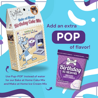 Pup-POP® Birthday Water Vanilla Cake Flavor