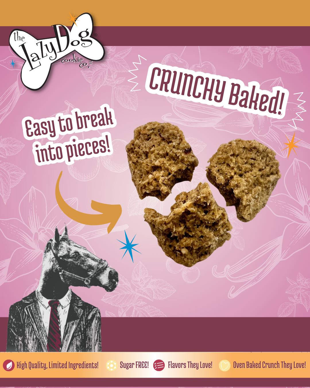 Cherry Vanilla Peppermint- Horse Bitscuits™