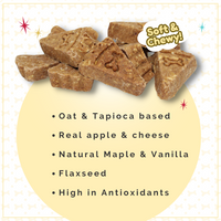 Apple Cheddar Slice Swirled with Maple Vanilla Scoop