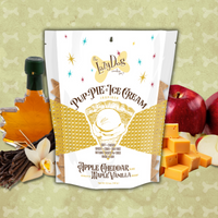 Apple Cheddar Slice Swirled w/Maple Vanilla Scoop