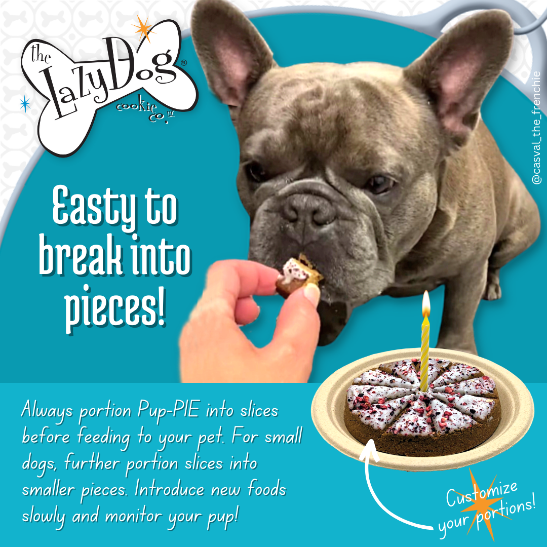 The Original Pup-PIE® Happy Adoptiversary - Pie Shaped Treat for Dogs!