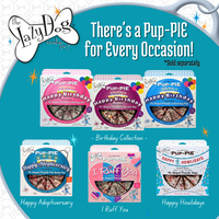 The Original Pup-PIE® Happy Adoptiversary - Pie Shaped Treat for Dogs!