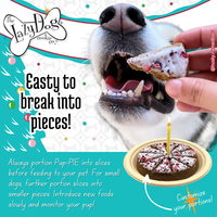 Happy Howlidays Pup-PIE® - Pie Shaped Treat for Dogs!