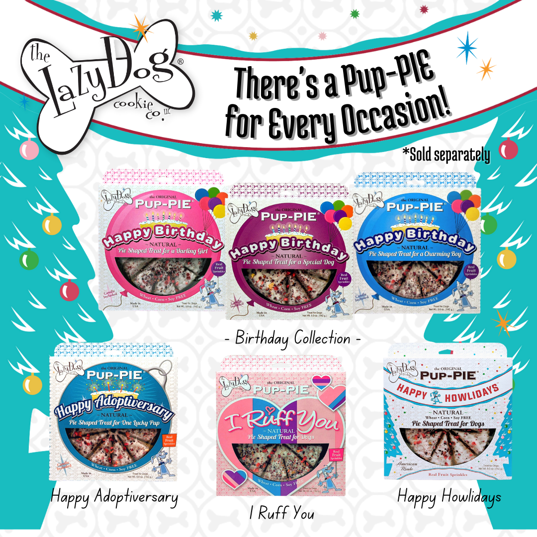 Happy Howlidays Pup-PIE® - Pie Shaped Treat for Dogs!