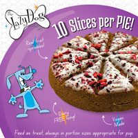 The Original Pup-PIE® Happy Birthday for a Special Dog - Pie Shaped Treat for Dogs!