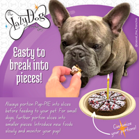 The Original Pup-PIE® Happy Birthday for a Special Dog - Pie Shaped Treat for Dogs!