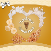 Crushed Peanut Sprinkled Banana - Treat them with LOVE!®️
