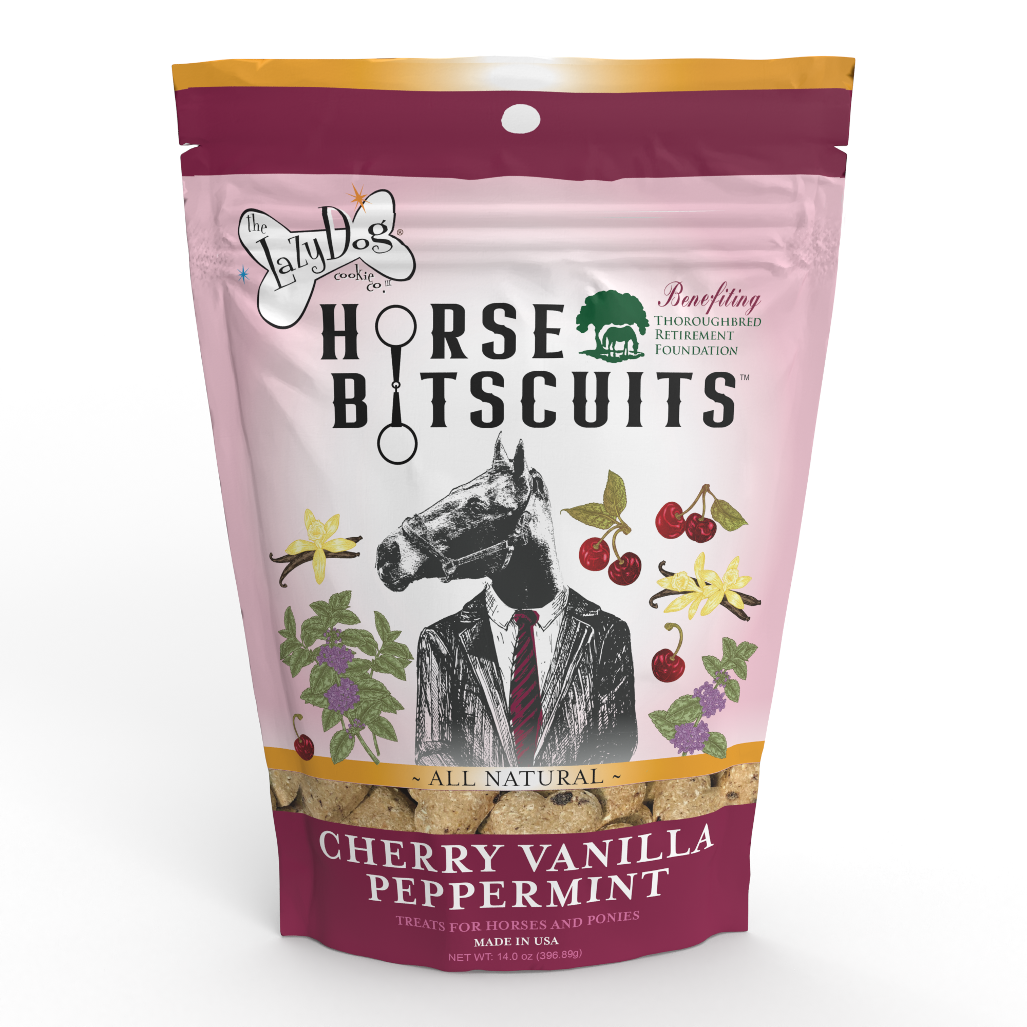 Horse Bitscuits™ Cherry Vanilla Peppermint – The Lazy Dog Cookie Co