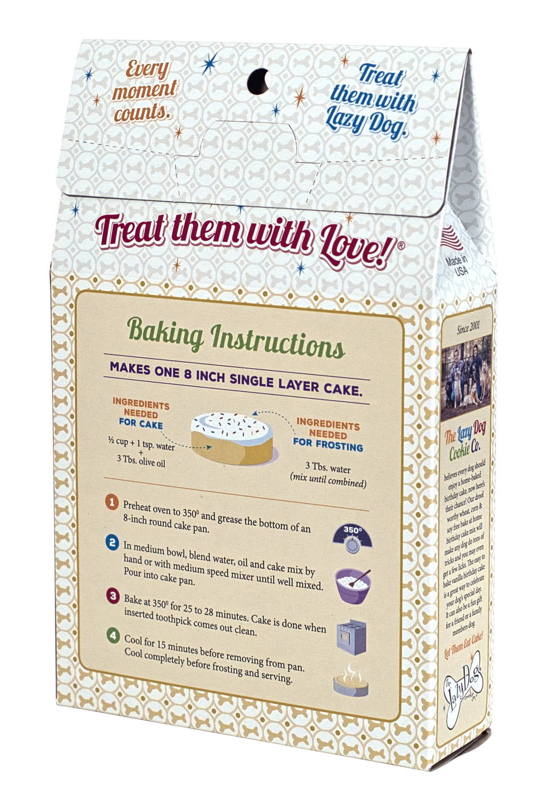Birthday Cake Mix w/Sprinkles & Frosting Mix
