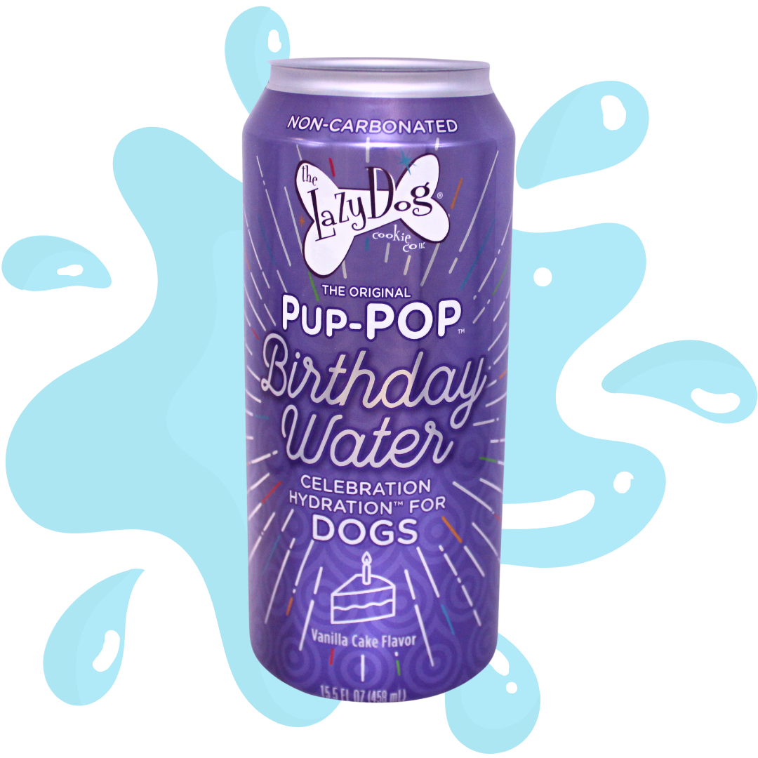 Pup-POP® Birthday Water Vanilla Cake Flavor