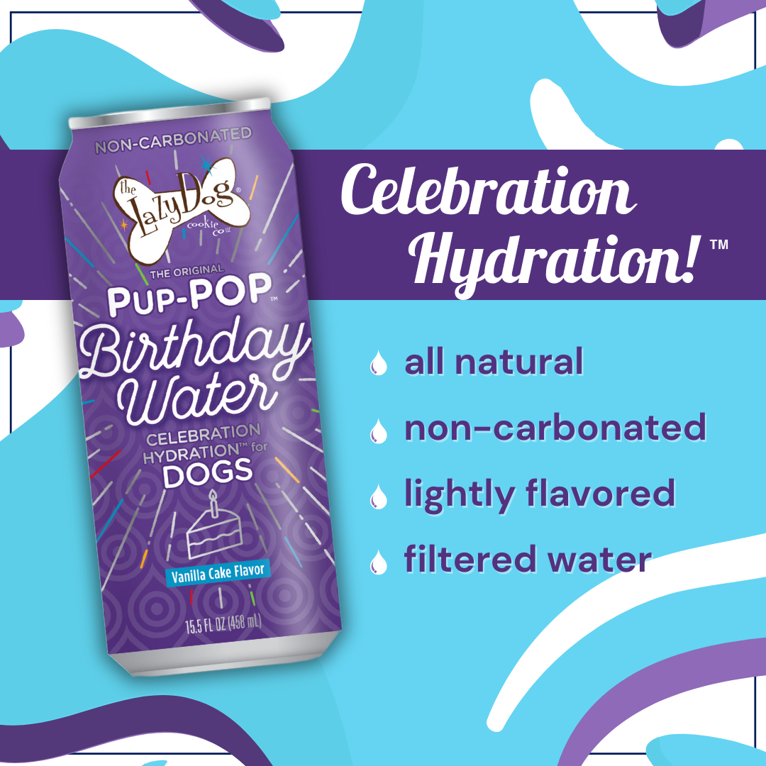 Pup-POP® Birthday Water Vanilla Cake Flavor