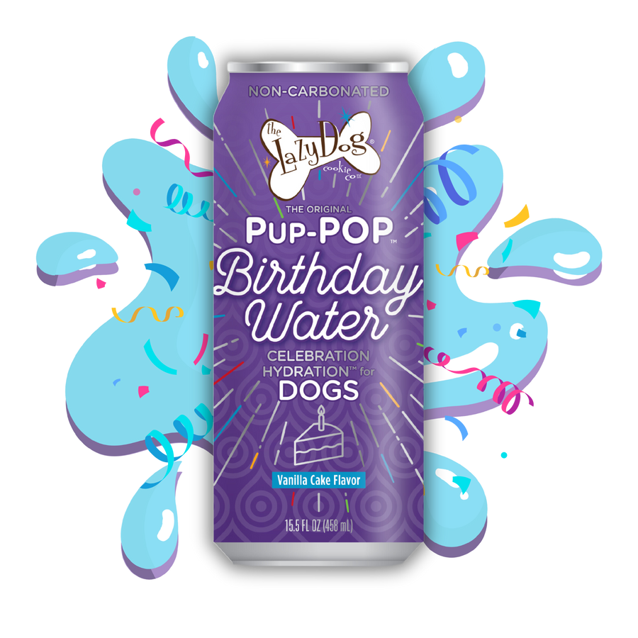 Pup-POP® Birthday Water Vanilla Cake Flavor