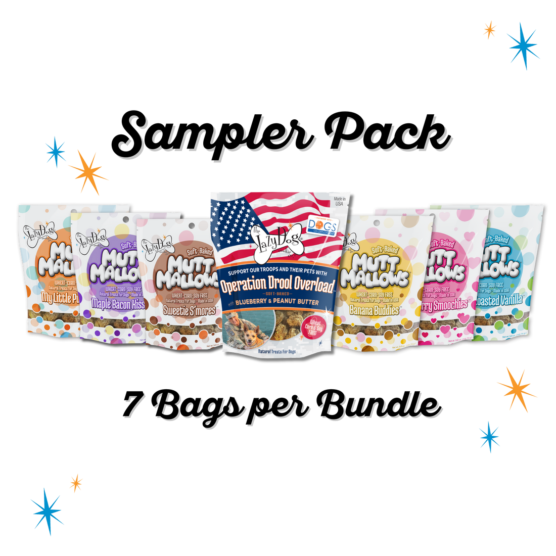 Mutt Mallows®️ Sampler Pack