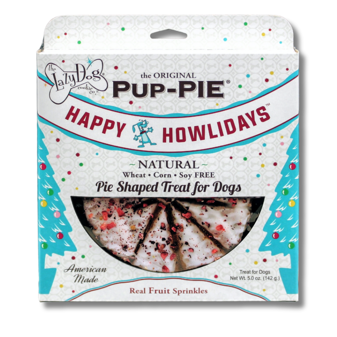 Happy Howlidays Pup-PIE® - Pie Shaped Treat for Dogs!