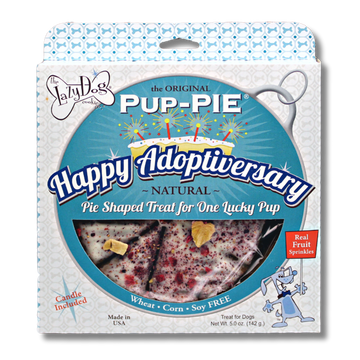 The Original Pup-PIE® Happy Adoptiversary - Pie Shaped Treat for Dogs!