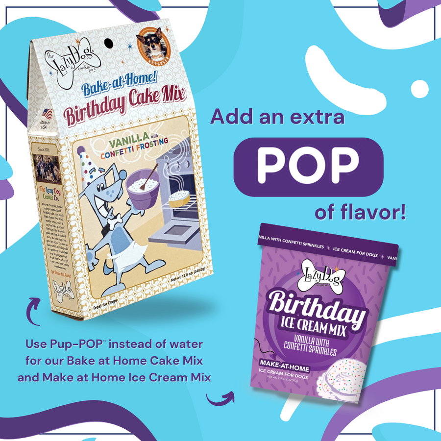 Pup-POP® Birthday Water Vanilla Cake Flavor