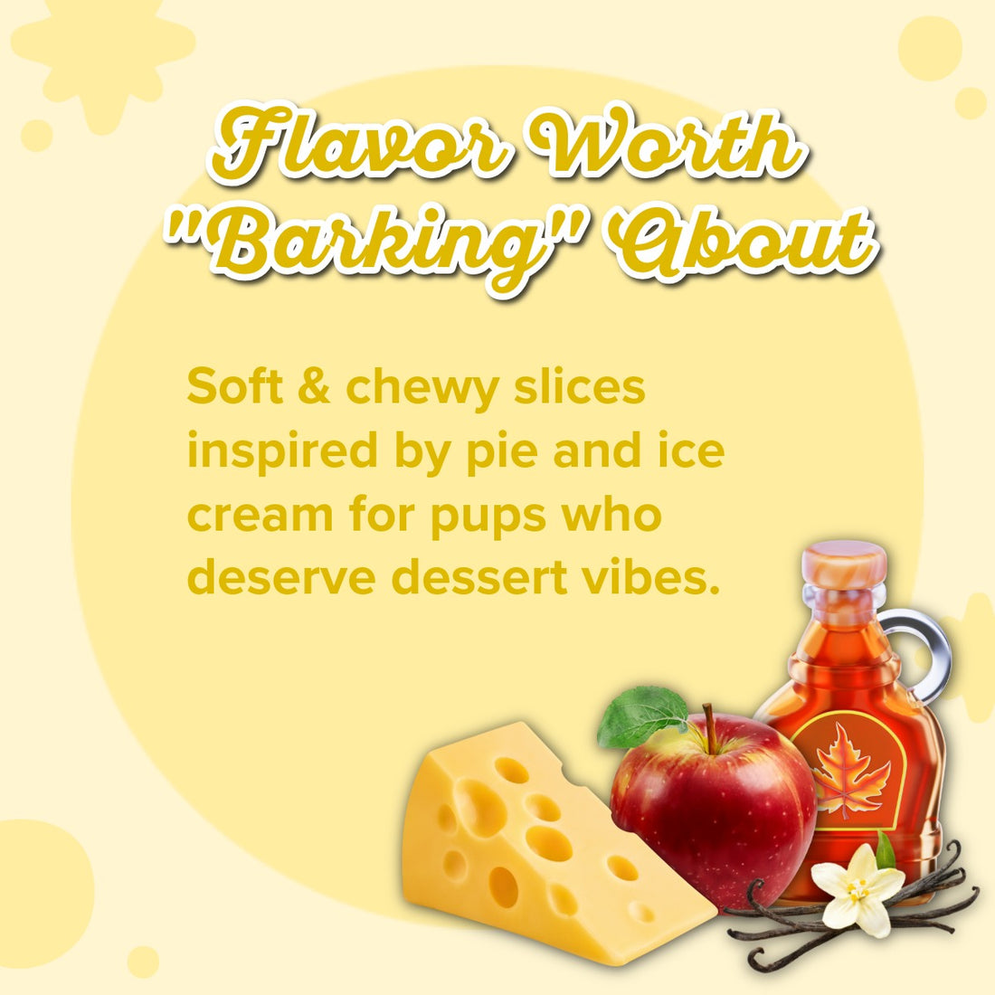 Apple Cheddar Slice Swirled with Maple Vanilla Scoop