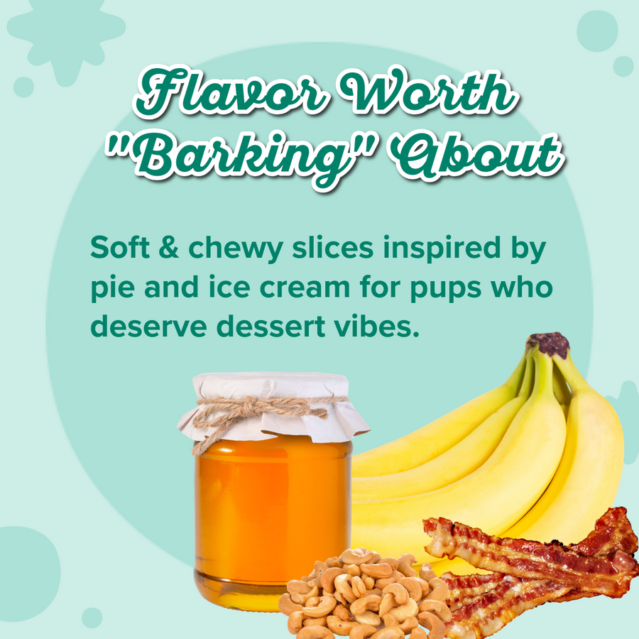 Banana Nut Slice Swirled with Honey Bacon Scoop – The Lazy Dog
