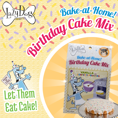 Birthday Cake Mix w/Sprinkles & Frosting Mix