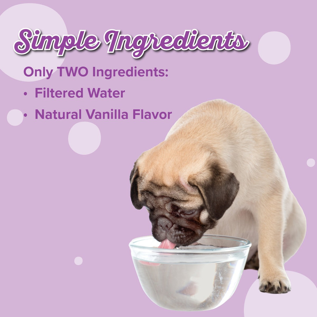 Pup-POP® Birthday Water Vanilla Cake Flavor