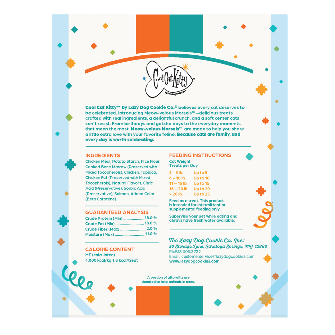 ✨Presale Item!- Cool Cat Kitty™ Meow-velous Morsels™ Salmon Recipe