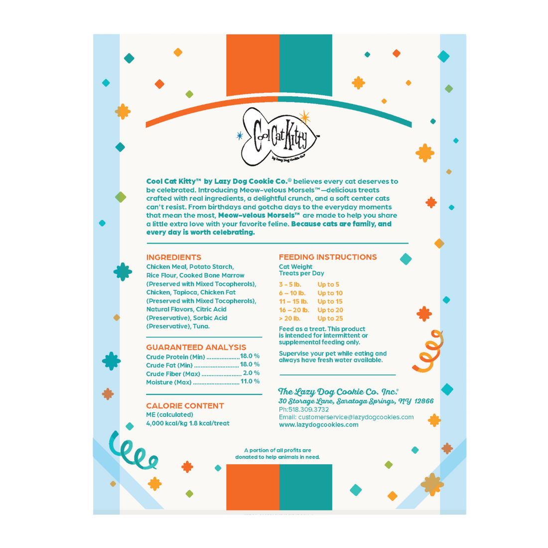 ✨Presale Item!- Cool Cat Kitty™ Meow-velous Morsels™ Tuna Recipe