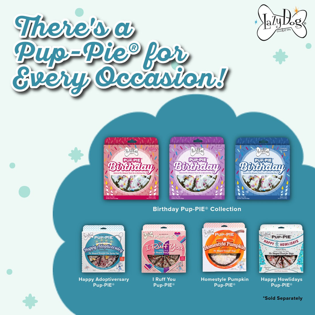 The ORIGINAL Pup-PIE® Happy Adoptiversary