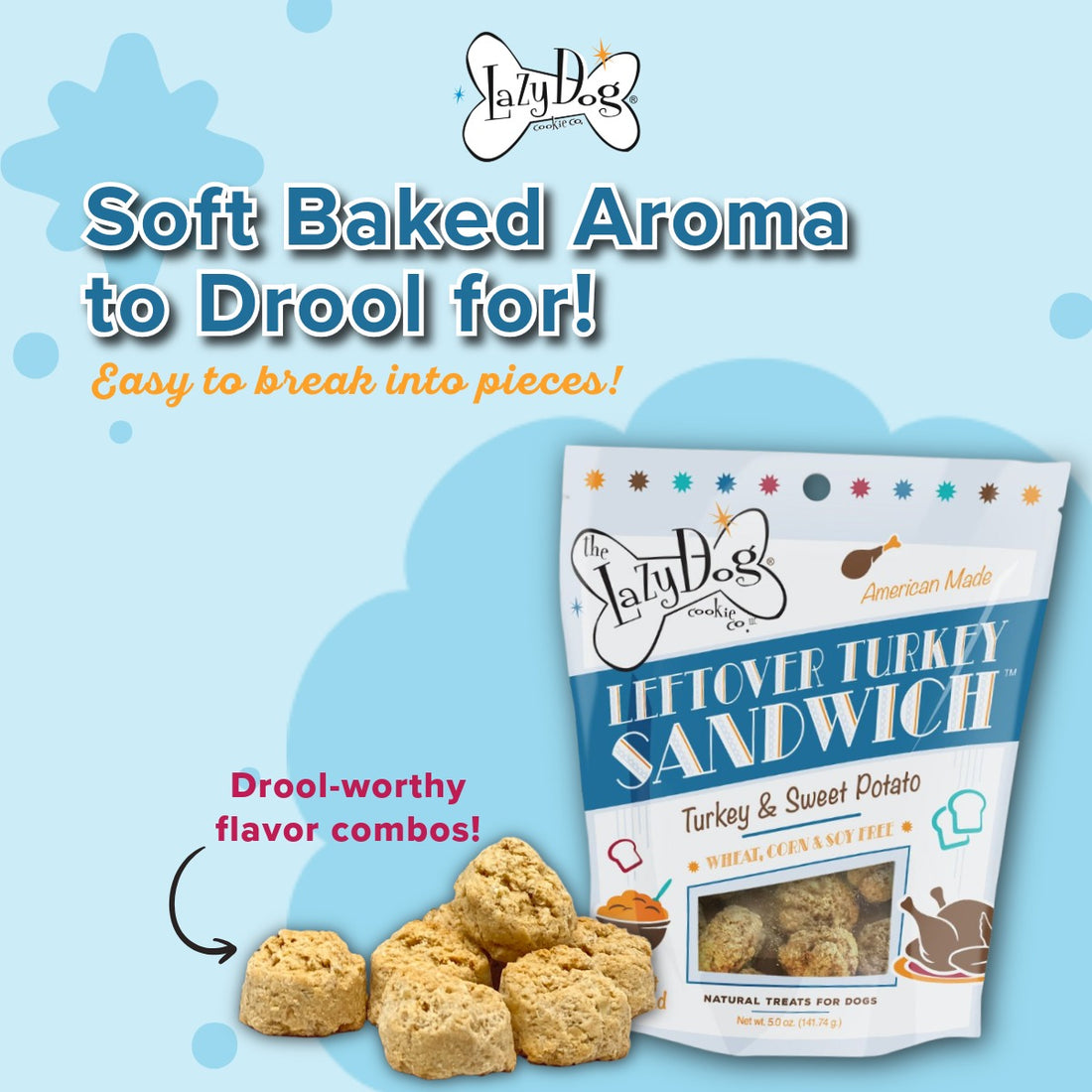 Mutt Mallows® Leftover Turkey Sandwich
