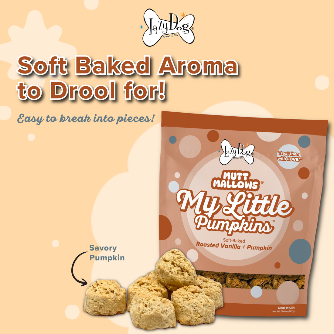 Mutt Mallows® My Little Pumpkins – The Lazy Dog Cookie Co Mutt Mallows® My Little Pumpkins – The Lazy Dog Cookie Co