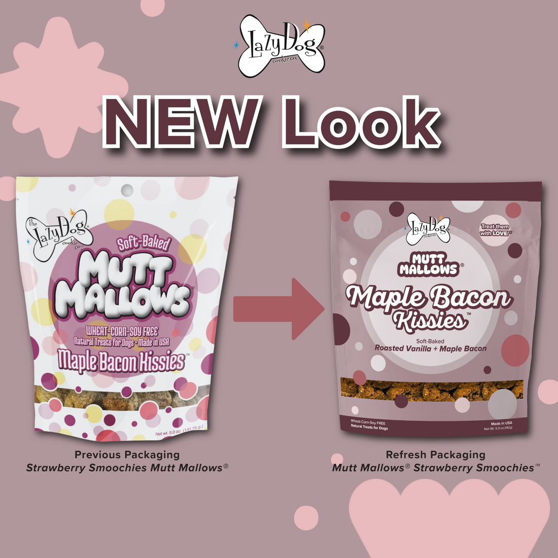 Mutt Mallows® Maple Bacon Kissies