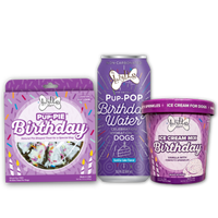The ORIGINAL Pup-PIE® Happy Birthday for a Special Dog - Pie Shaped Treat For Dogs!