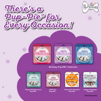 The ORIGINAL Pup-PIE® Happy Birthday for a Special Dog - Pie Shaped Treat For Dogs!