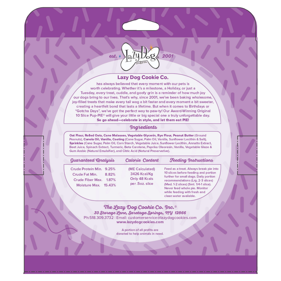 The Original Pup-PIE® Happy Birthday for a Special Dog