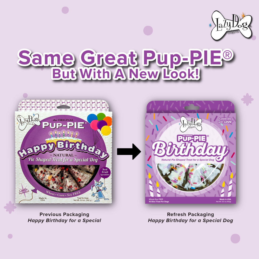 The Original Pup-PIE® Happy Birthday for a Special Dog