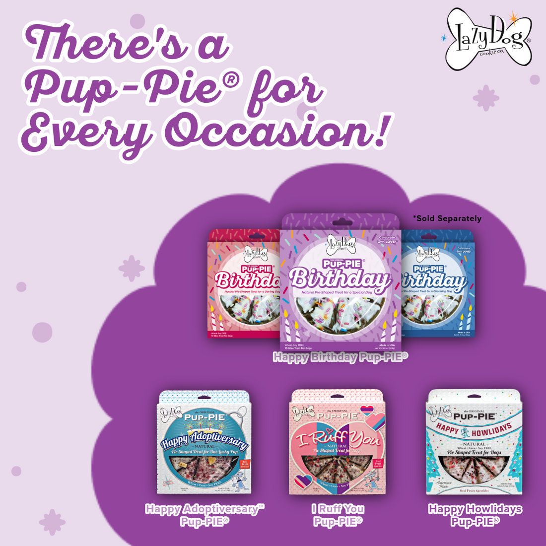 The Original Pup-PIE® Happy Birthday for a Special Dog