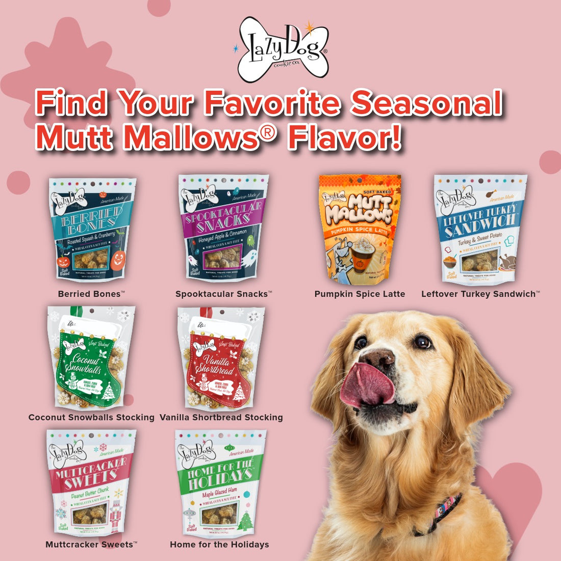 Mutt Mallows® Vanilla Shortbread Stocking